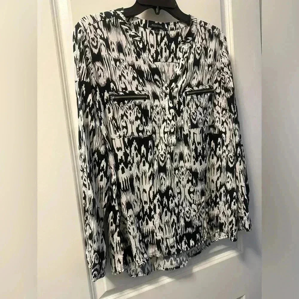 Medium Top from NOTATIONS Chic Business Casual Top - Picture 8 of 16